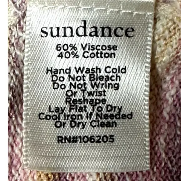 Sundance Long Sleeved Pink Cotton Knit Cardigan Women Petitie XL Pink Lagenlook - Picture 9 of 9